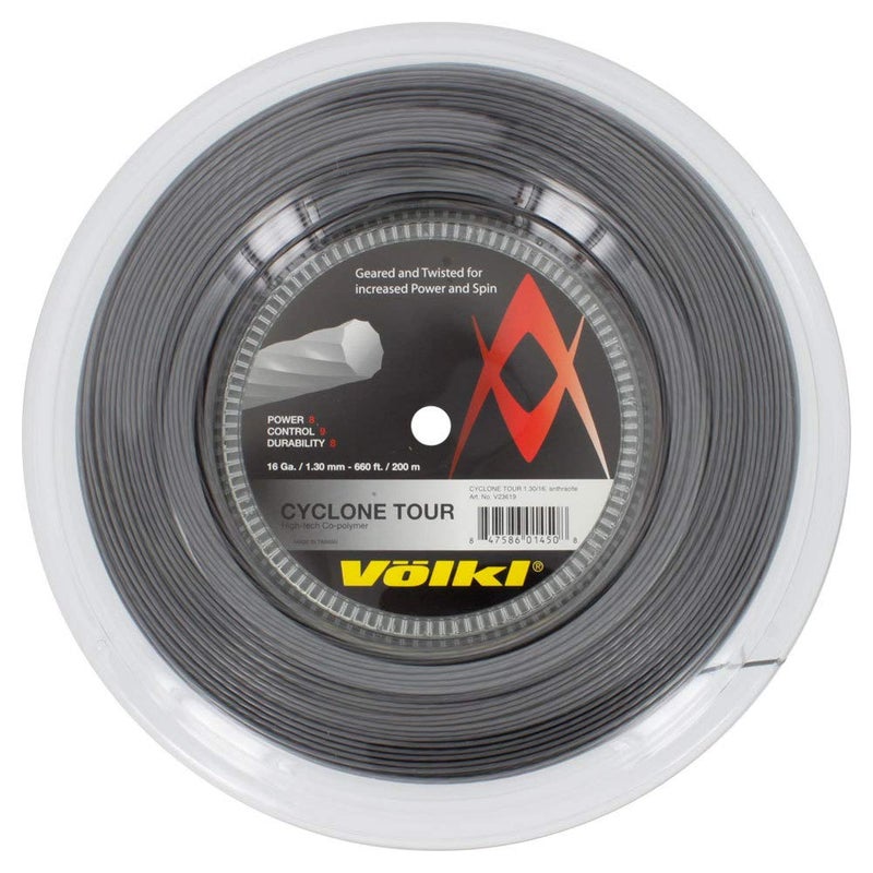 VOLKL Cyclone Tour | Tennis Racquet String | Spin & Control | Ten-sided co-polymer